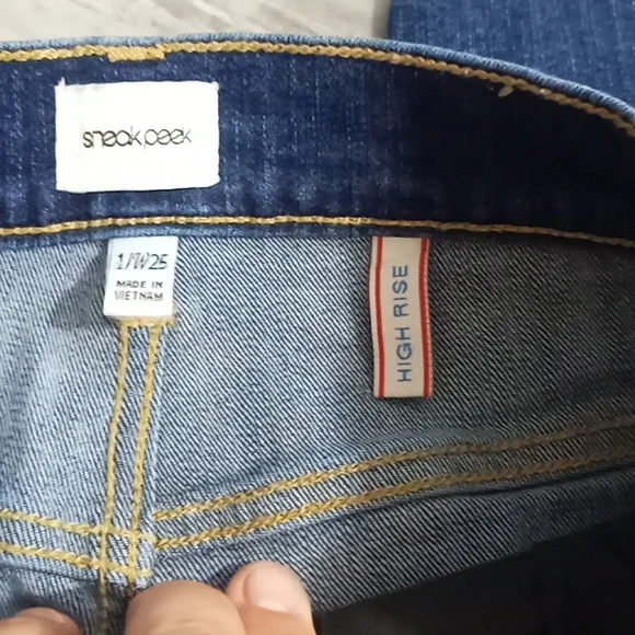 Sneak peek jeans denim pant size 25 - Picture 3 of 4